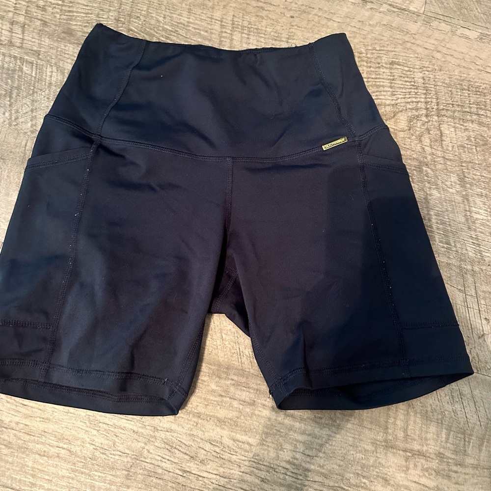Women's Blue cleo harper Athletic Shorts
